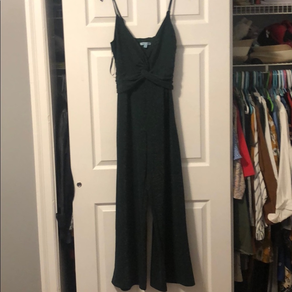 Green sparkly jump suit